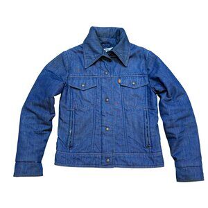 Rare Vintage 70s Levis Small Ski Puffer Jacket Orange Tab XS/S